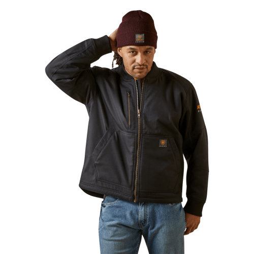 Ariat Rebar Stretch Canvas Bomber Jacket for Men
