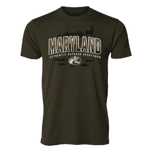 Bass Pro Shops Varsity Camo Short-Sleeve T-Shirt for Men