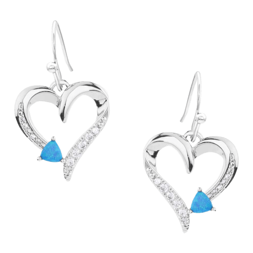 Montana Silversmiths Love Everlasting Opal Crystal Earrings