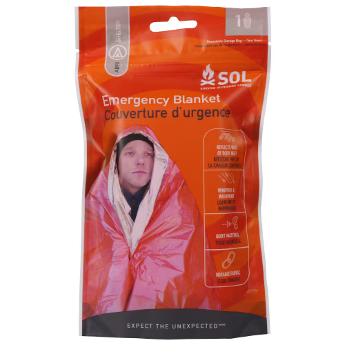 S.O.L. 1-Person Emergency Blanket