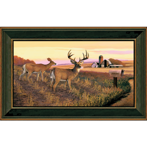 Daybreak Whitetail Personalized Print by Scott Kennedy