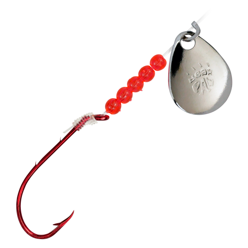 Bear Paw Flicker Snelled Baitholder Hook