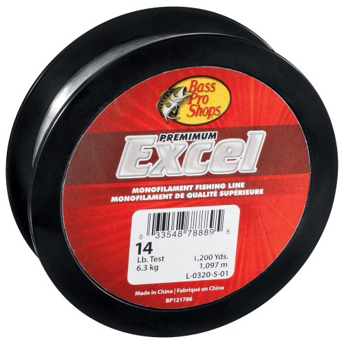 Bass Pro Shops Excel Monofilament Line - Jumbo Spool