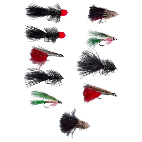 Perfect Hatch Premium 10-Pack Streamer Fly Assortment