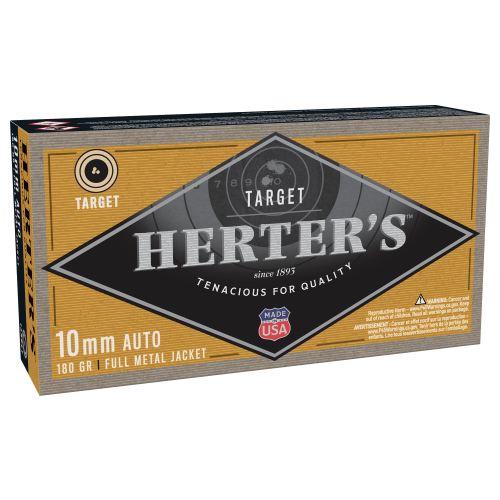 Herter's Target 10mm 180 Grain Handgun Ammo