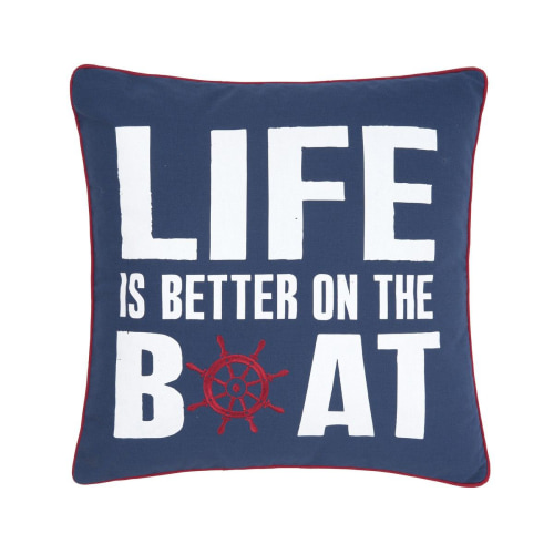 C&F Home Scallop Collection Better on the Boat Pillow