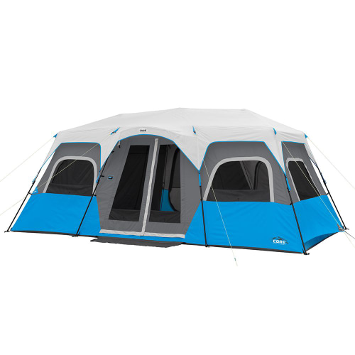 Core Equipment 12-Person 3-Room Lighted Instant Cabin Tent