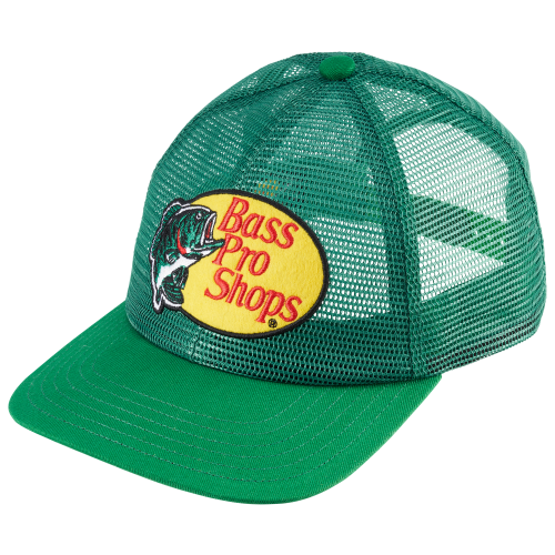 Bass Pro Shops Leaping Bass All-Over Mesh Trucker Cap