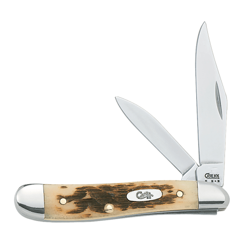 Case Amber Bone Pocket Knife - Peanut