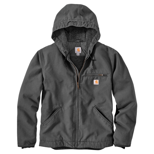 Carhartt Washed Duck Sherpa-Lined Jacket for Men