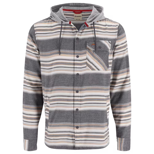 Simms Santee Flannel Long-Sleeve Hoodie for Men