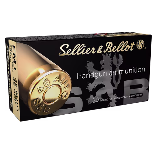 Sellier & Bellot .45 ACP 230 Grain FMJ Handgun Ammo