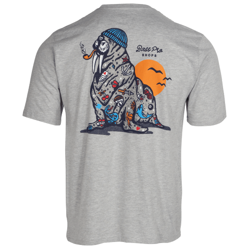 Bass Pro Shops Tattoo Walrus Short-Sleeve T-Shirt for Men