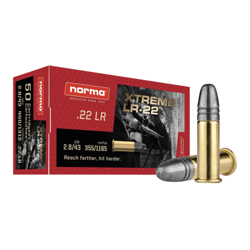 Norma Xtreme LR-22 .22 LR 43 Grain Rimfire Ammo