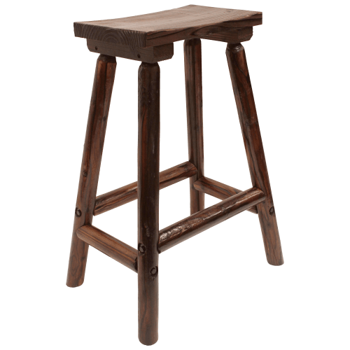 Leigh Country Char-Log Saddle Stool