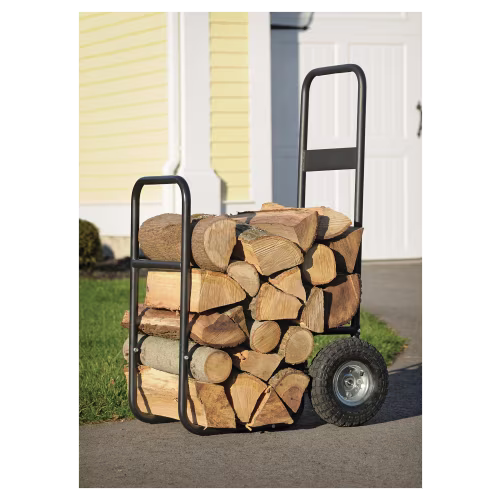 ShelterLogic Haul-It Wood Mover Rolling Firewood Cart