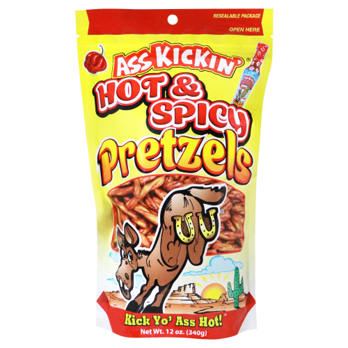 Ass Kickin' Hot and Spicy Pretzels