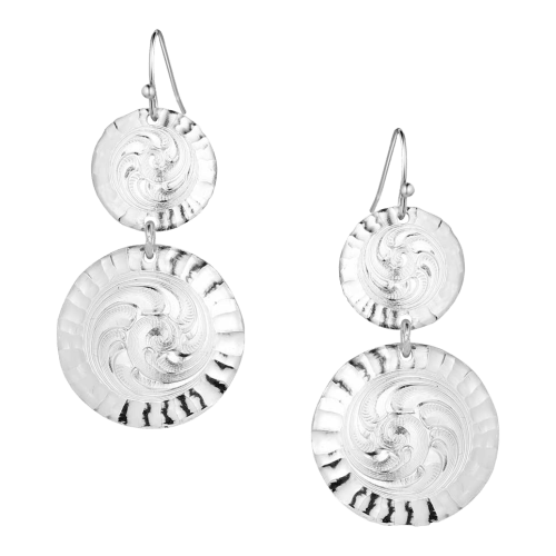Montana Silversmiths Sundance Conchos Earrings