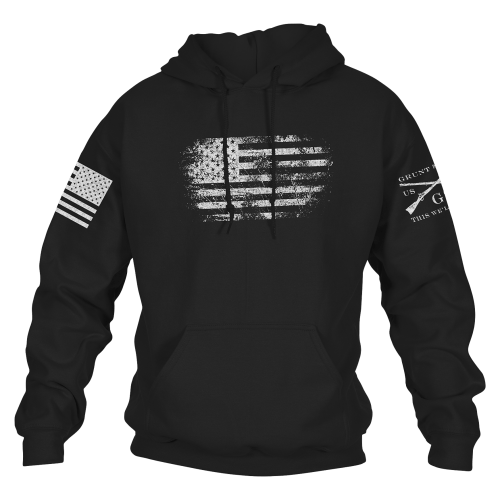 Grunt Style Vintage American Long-Sleeve Hoodie for Men