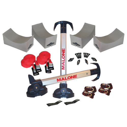 Malone Stax Pro 2 Two Boat Universal Car Rack Kayak Carrier
