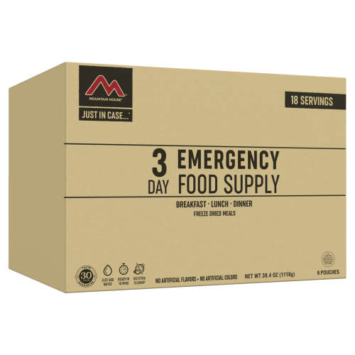 Mountain House Just in Case 3-Day Emergency Food Supply