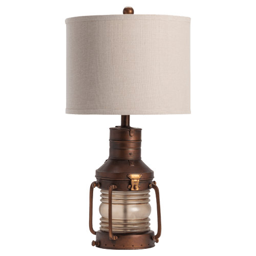 Crestview Collection Copper Lantern Table Lamp