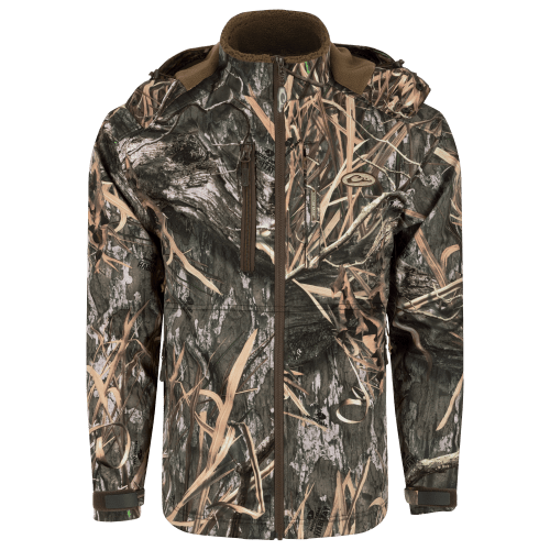 Drake Waterfowl MST Hole Shot Sherpa-Lined Hooded Jacket for Men