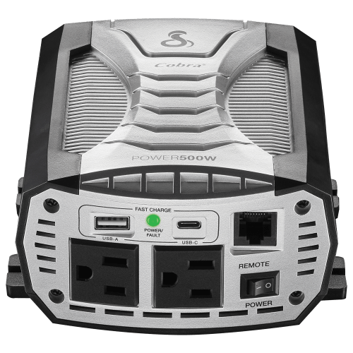 Cobra Multipurpose 500W Power Inverter with Fast Charge USB