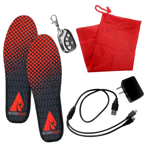 ActionHeat Rechargeable Heated Insoles with Remote