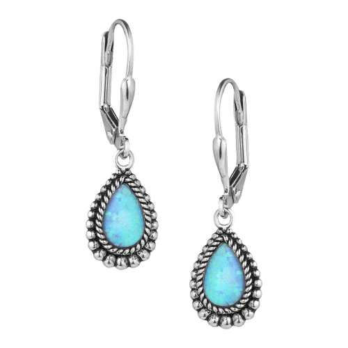 Montana Silversmiths Glimmering Pools Opal Earrings