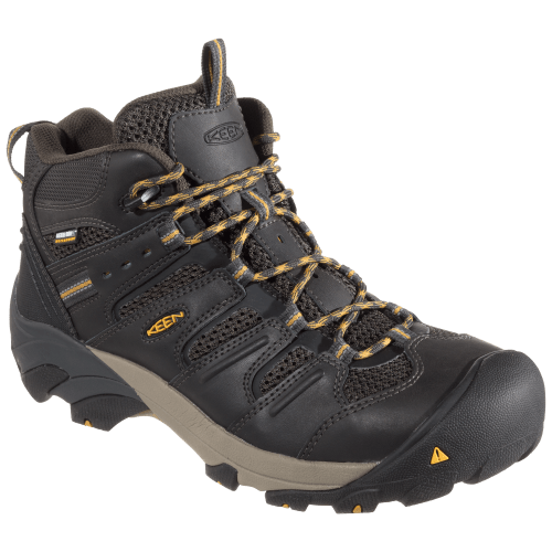 KEEN Utility Lansing Mid Waterproof Steel Toe Work Boots for Men