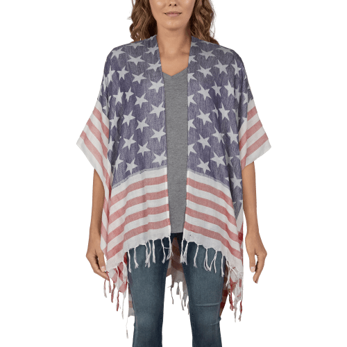 Natural Reflections All Star Tapestry Ruana for Ladies