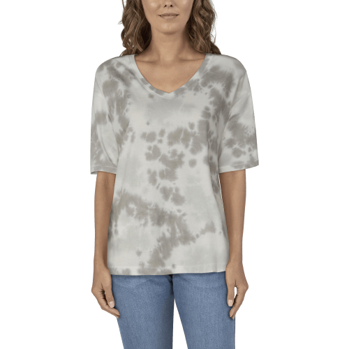 Natural Reflections Oversized Tie-Dye Tee for Ladies