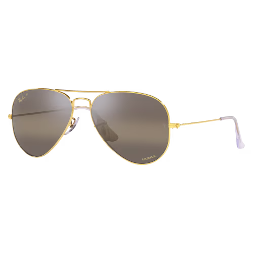 Ray-Ban Aviator RB3025 Chromance Mirror Polarized Sunglasses