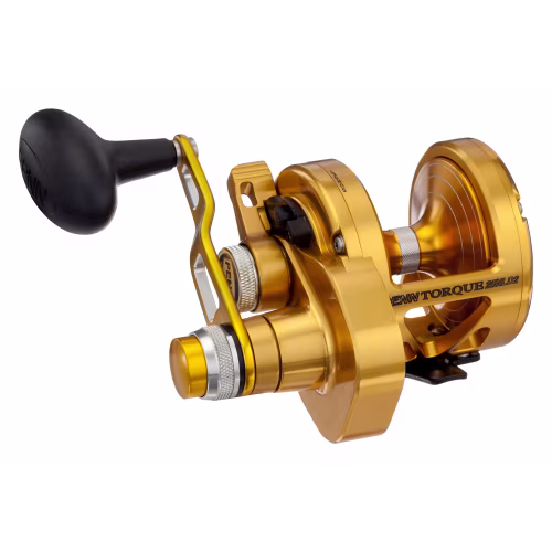 PENN Torque Two-Speed Lever Drag Gold Reel