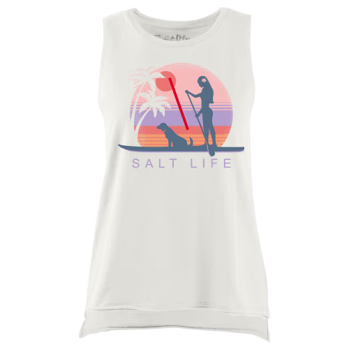 Salt Life Doggy Days Tank Top for Ladies
