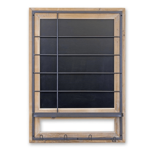 Melrose International Blackboard with Hooks