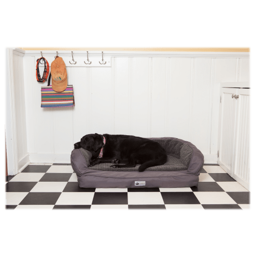 3 Dog Pet Supply EZ Wash Fleece Headrest Dog Bed