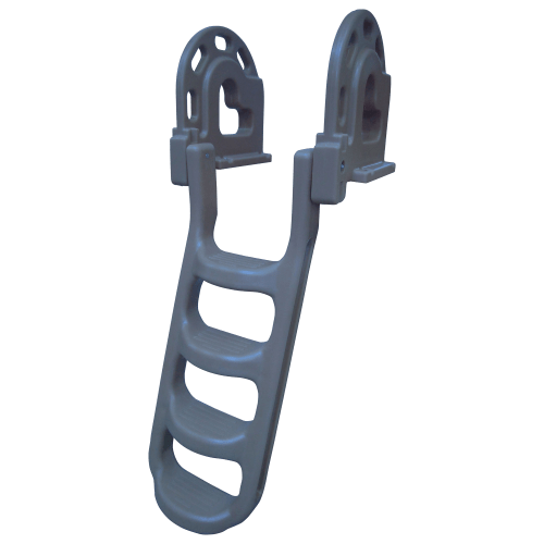 Dock Edge Polyethylene Stand Off Flip-Up Ladder