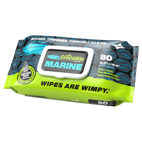Crocodile Cloth Marine Wipes