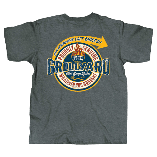 Old Guys Rule The Grillyard Short-Sleeve T-Shirt for Men