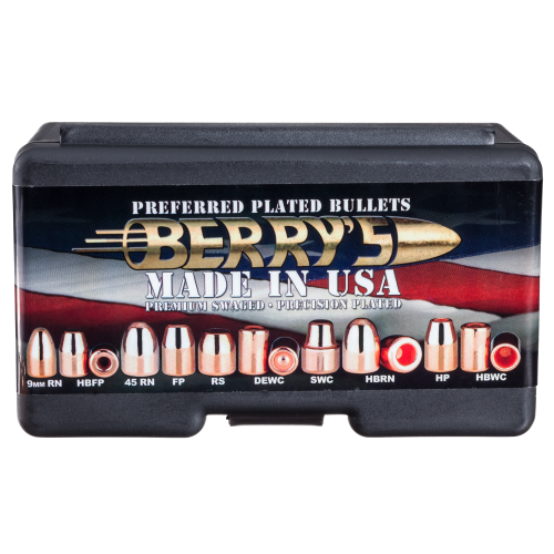 Berry's Preferred Plated HBRN Pistol Bullets
