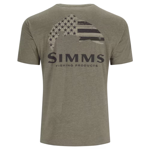 Simms Wooden Flag Trout Short-Sleeve T-Shirt for Men