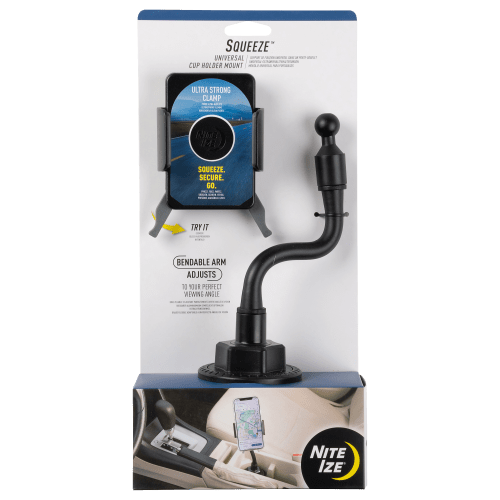 Nite Ize Squeeze Universal Cup Holder Phone Mount Kit