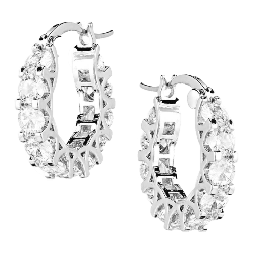 Montana Silversmiths Dazzling Delight Crystal Hoop Earrings