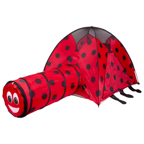Pacific Play Tents Ladybug Tent and Tunnel Play Combo