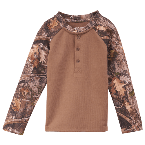 Bass Pro Shops Camo Long-Sleeve Henley for Toddlers
