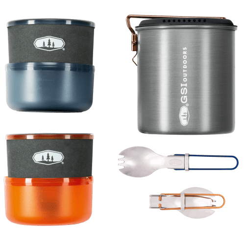 GSI Outdoors Halulite Microdualist 11-Piece Cook Set