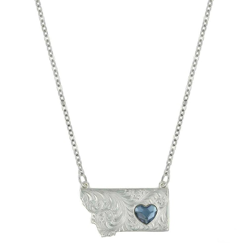 Montana Silversmiths Montana Big Sky Love Heart Necklace