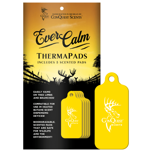 Conquest Scents EverCalm ThermaPad Deer Scent 5-Pack